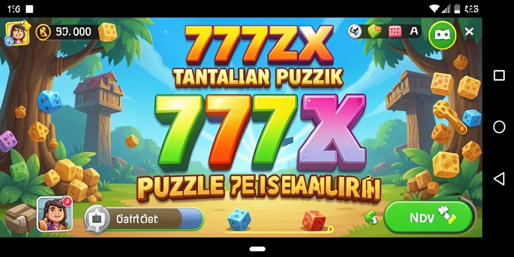 Gameplay menarik dari 777ZX dengan tantangan Puzzle yang seru.