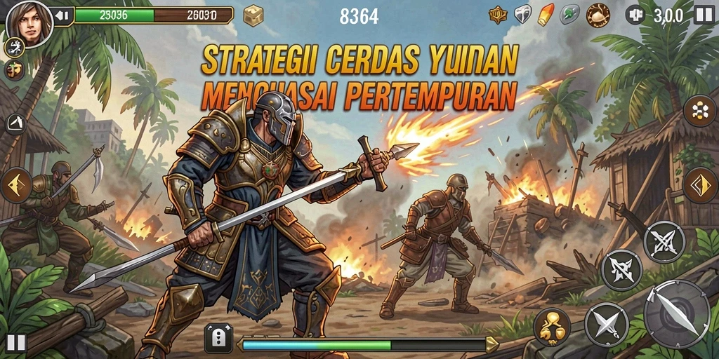 Tangkapan layar utama dari gameplay taktis 8364 yang menegangkan.