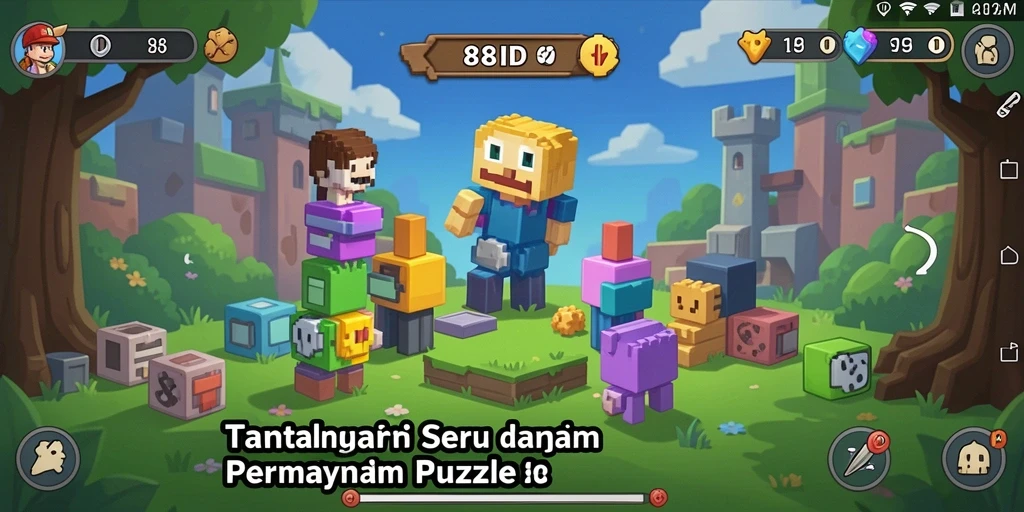 Screenshot gameplay 88ID menampilkan tantangan menarik dalam permainan Puzzle.