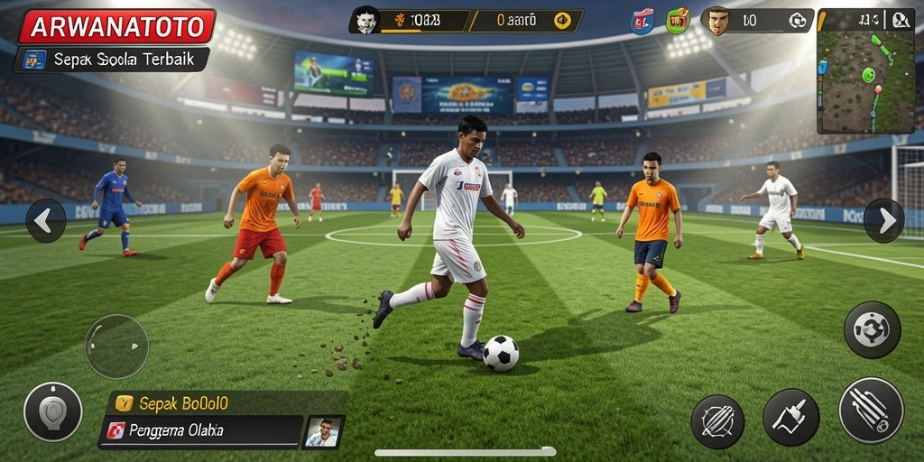 Tampilan gameplay ARWANATOTO yang menegangkan dan realistis.