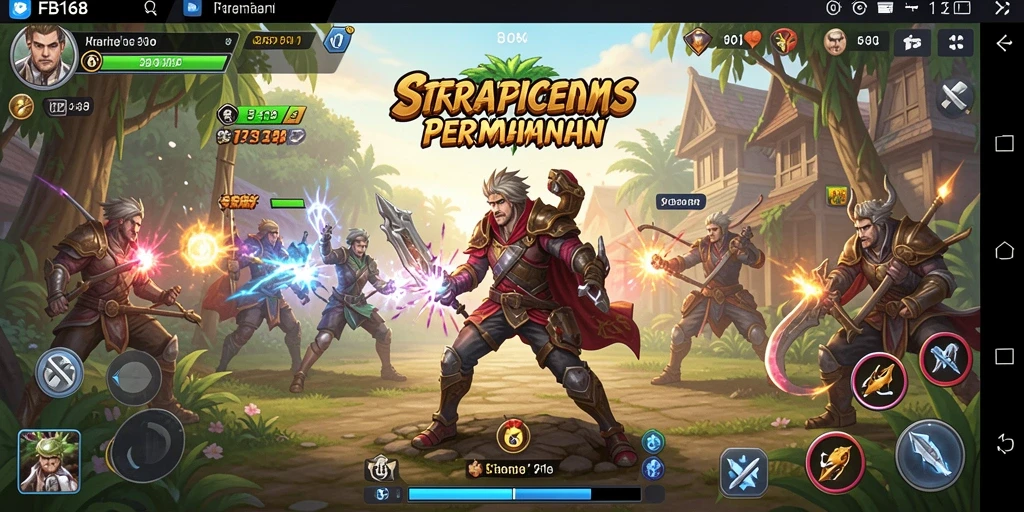 Screenshot FB168 menunjukkan pertempuran strategi yang mendebarkan.