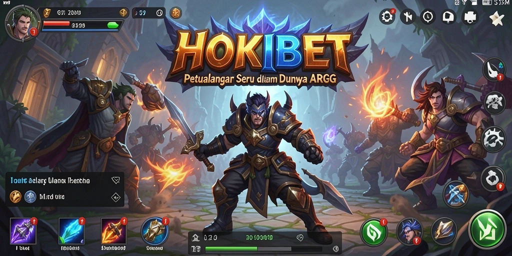 Screenshot menunjukkan aksi seru dalam game HOKIBET dengan pertarungan epik.