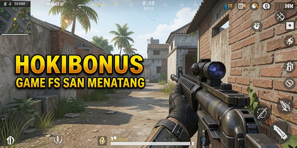 Screenshot menampilkan aksi intens dalam game HOKIBONUS.