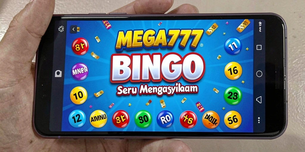 Tampilan menarik dari permainan Bingo di MEGA777.