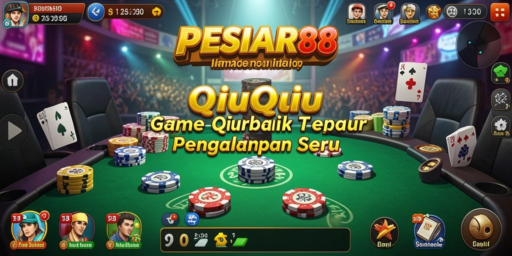 Tangkapan layar gameplay PESIAR88 menampilkan aksi QiuQiu yang seru.