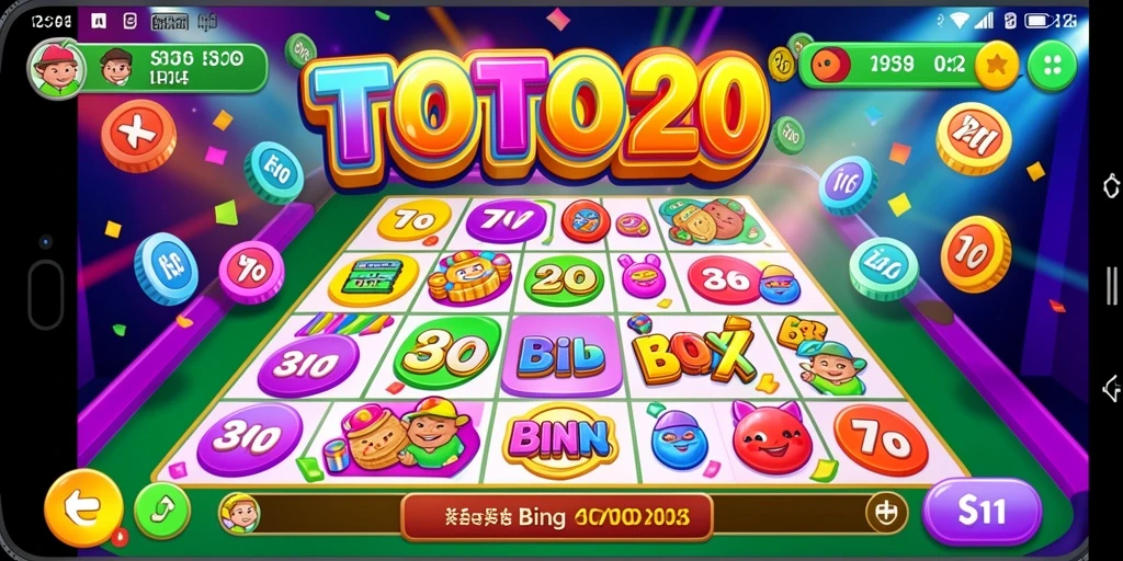 Screenshot permainan Bingo di TOTO20 menampilkan suasana yang seru dan interaktif.
